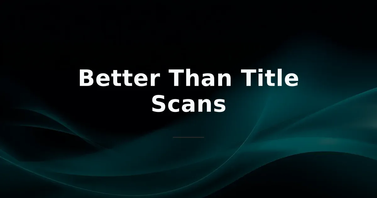 Title Scans Are a Bad Proxy for Buying Intent — Here's What to Read Instead — overview and analysis